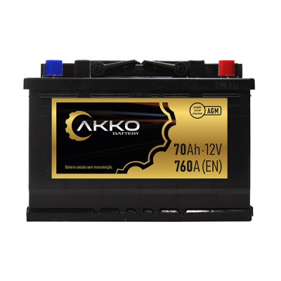 Akko Battery AGM Start Stop 70Ah 760En