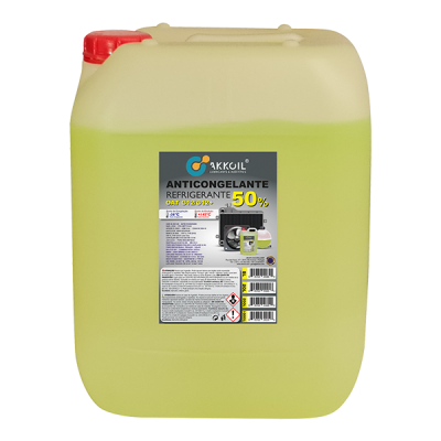 Akkoil Anticongelante 50% Amarelo G12/G12+ Orgânico 20L