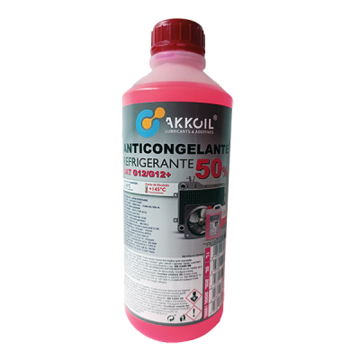 Akkoil Anticongelante 50% Rosa G12/G12+ Orgânico 1L