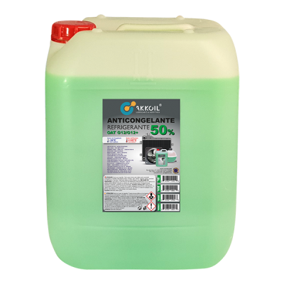 Akkoil Anticongelante 50% Verde G12/G12+ Orgânico 20L