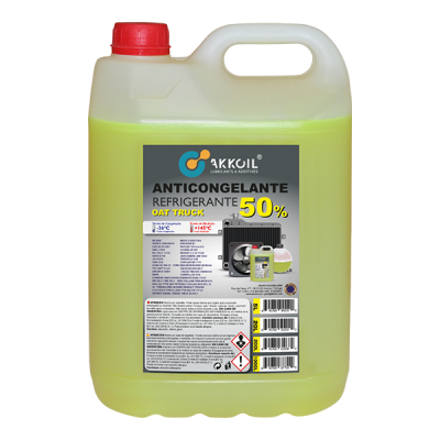 Akkoil Anticongalante 50% Truck Amarelo Orgânico 5L