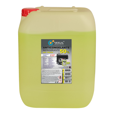 Akkoil Anticongalante 50% Truck Amarelo Orgânico 20L