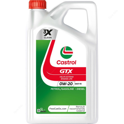 Castrol GTX RN-Spec 0W20 RN17 5L