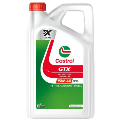 Castrol GTX 15W-40 A3/B3  5L
