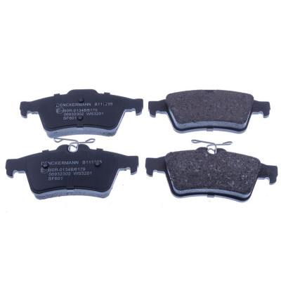 DENCKERMANN PASTILHAS DE TRAVÃO TRASEIRA