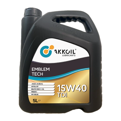 Akkoil Emblem Tech TDI 15W40 5L