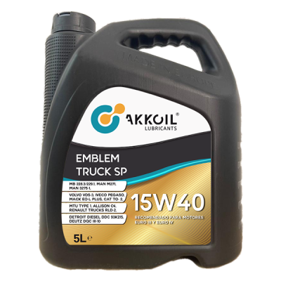 Akkoil Emblem Truck Full SP 15W40 E7 5L